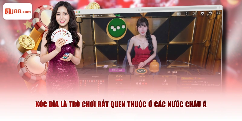 Xóc đĩa là trò chơi rất quen thuộc ở các nước Châu Á